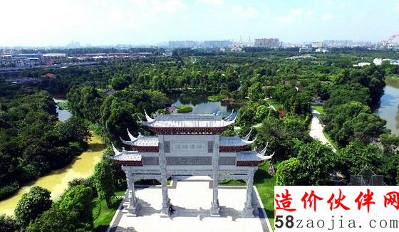 無人機航拍廣東海珠國家濕地公園