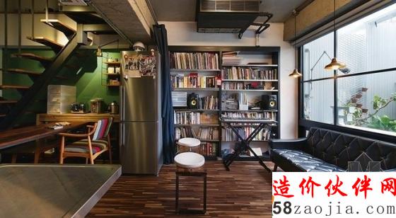 女生也愛工業(yè)風!臺北53平米輕工業(yè)鐵件風公寓