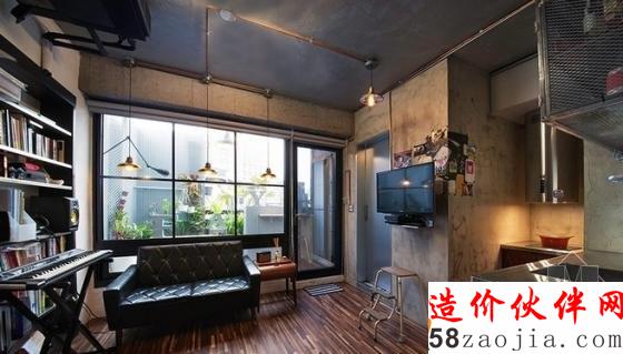 女生也愛工業(yè)風!臺北53平米輕工業(yè)鐵件風公寓