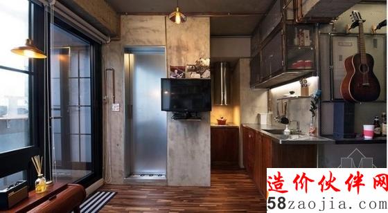 女生也愛工業(yè)風!臺北53平米輕工業(yè)鐵件風公寓