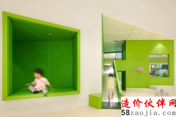 誰(shuí)說(shuō)沒(méi)有樹(shù)就不能綠意盎然 看青島這家早教中心