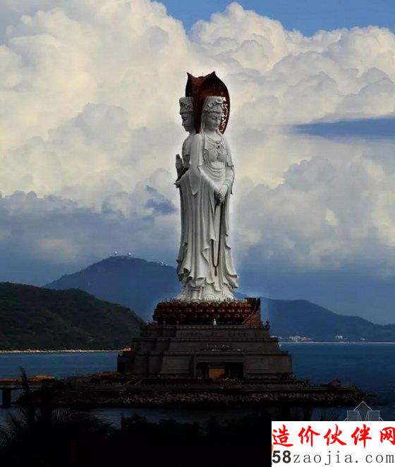 海南南山海上觀音像