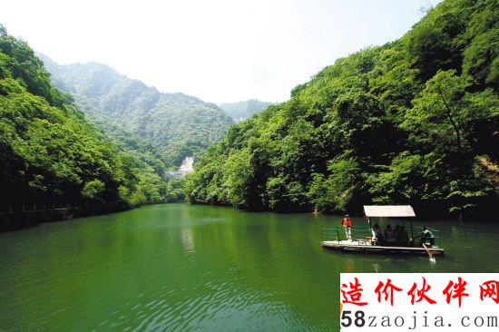 陜西金絲大峽谷白龍湖