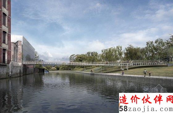 英國(guó)Bath大橋設(shè)計(jì)大賽景觀效果圖