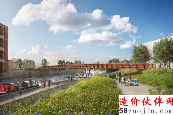 英國(guó)Bath大橋設(shè)計(jì)大賽景觀效果圖