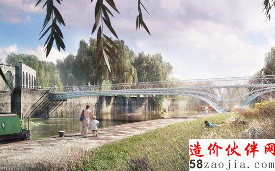 英國(guó)Bath大橋設(shè)計(jì)大賽景觀效果圖