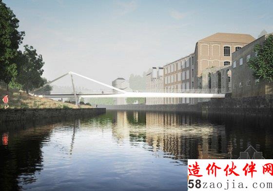 英國(guó)Bath大橋設(shè)計(jì)大賽景觀效果圖