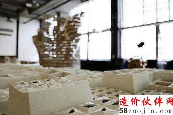特色構(gòu)筑物----3D打印板做的花朵館
