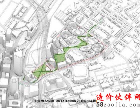 BIG將與West 8聯(lián)手打造匹茲堡下丘區(qū)總體規(guī)劃