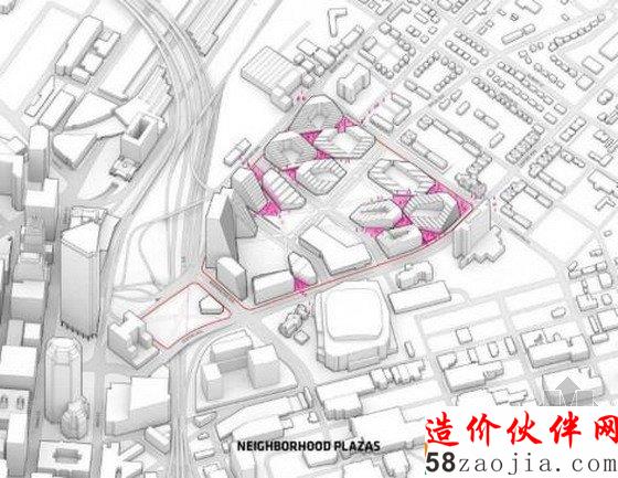 BIG將與West 8聯(lián)手打造匹茲堡下丘區(qū)總體規(guī)劃