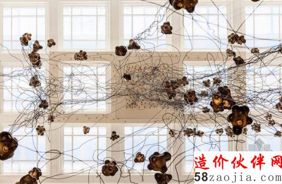 這間工作室一定想要表達(dá)燈火闌珊的美景!