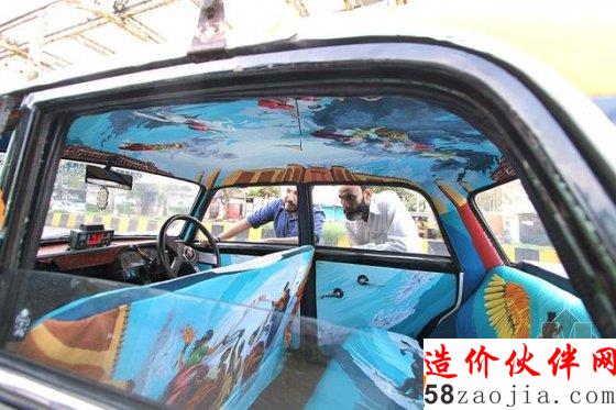 爆改出租車!腦洞大的把風(fēng)景挪到了車內(nèi)