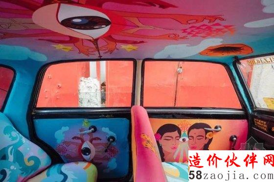 爆改出租車!腦洞大的把風(fēng)景挪到了車內(nèi)