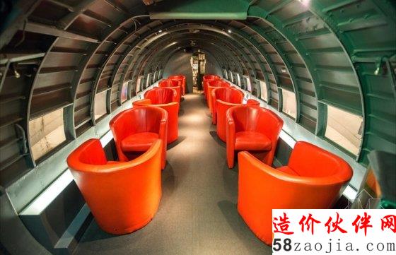 瑞士航空主題餐廳創(chuàng)意新奇 報(bào)廢飛機(jī)變身包廂
