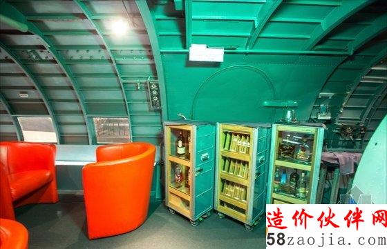 瑞士航空主題餐廳創(chuàng)意新奇 報(bào)廢飛機(jī)變身包廂