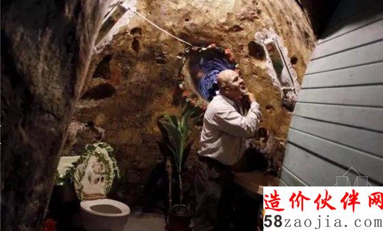 64歲大爺堅持掘地12年 給自己挖出豪華地宮