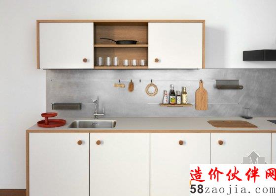 這套簡(jiǎn)潔直觀的廚房系統(tǒng) 用木材營(yíng)造出高級(jí)感