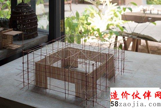 使用竹子和牛糞建造墨爾本展覽館