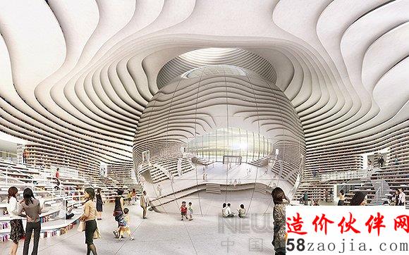 天津新圖書館:恍若在宇宙飛船里讀書