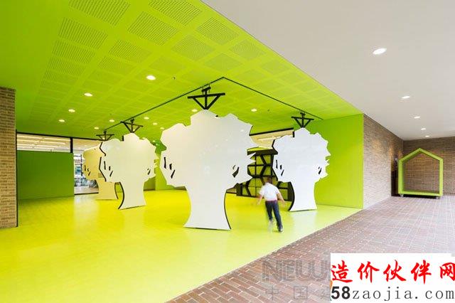 穿梭于色彩中的哥倫比亞校園空間