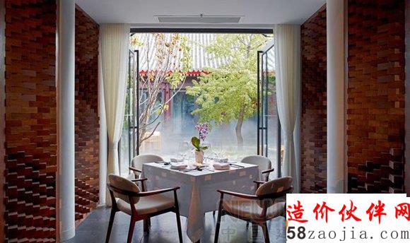 中國(guó)館設(shè)計(jì)師改造四合院成高級(jí)素菜館