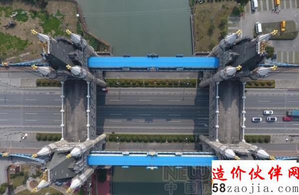 蘇州現(xiàn)山寨版“倫敦塔橋”:4座40米高塔樓組成