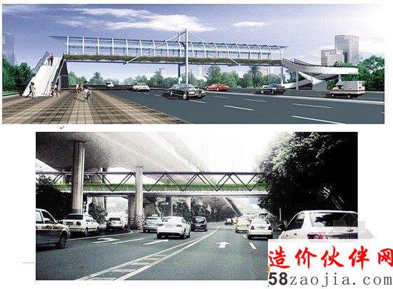 BRT天橋雨篷設(shè)計效果圖