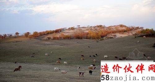 京津周邊風沙源治理一期工程內(nèi)蒙古克什克騰旗渾善達克沙地項目區(qū)(10月7日攝)。新華社記者 張領(lǐng) 攝