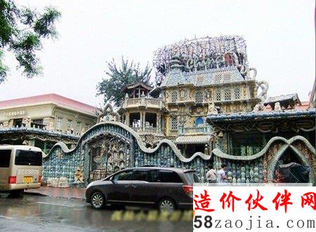 網(wǎng)友曝天津造價(jià)50億古瓷房子 古董裝成的法式洋樓