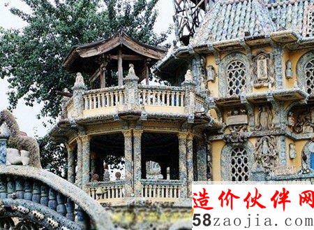網(wǎng)友曝天津造價(jià)50億古瓷房子 古董裝成的法式洋樓