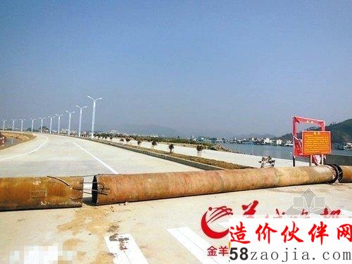 廣東2億跨海大橋因拖欠工錢被建筑方封橋討債