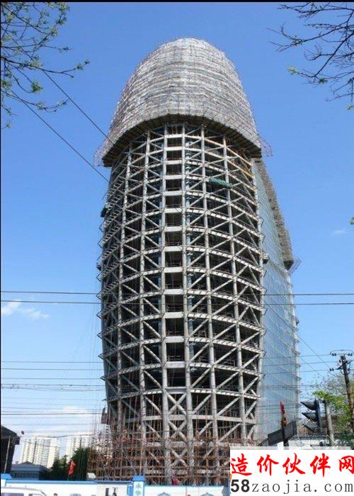 2013年4月24日建設(shè)中的人民日報(bào)新大樓