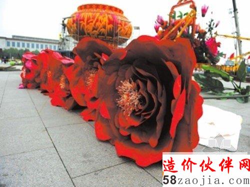 準(zhǔn)備安裝的牡丹花瓣