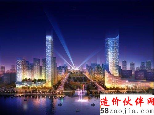 安徽之門夜景圖