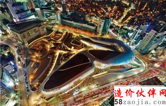 圖為DDP夜景圖