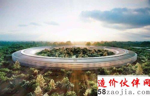 圖為蘋果新總部效果圖